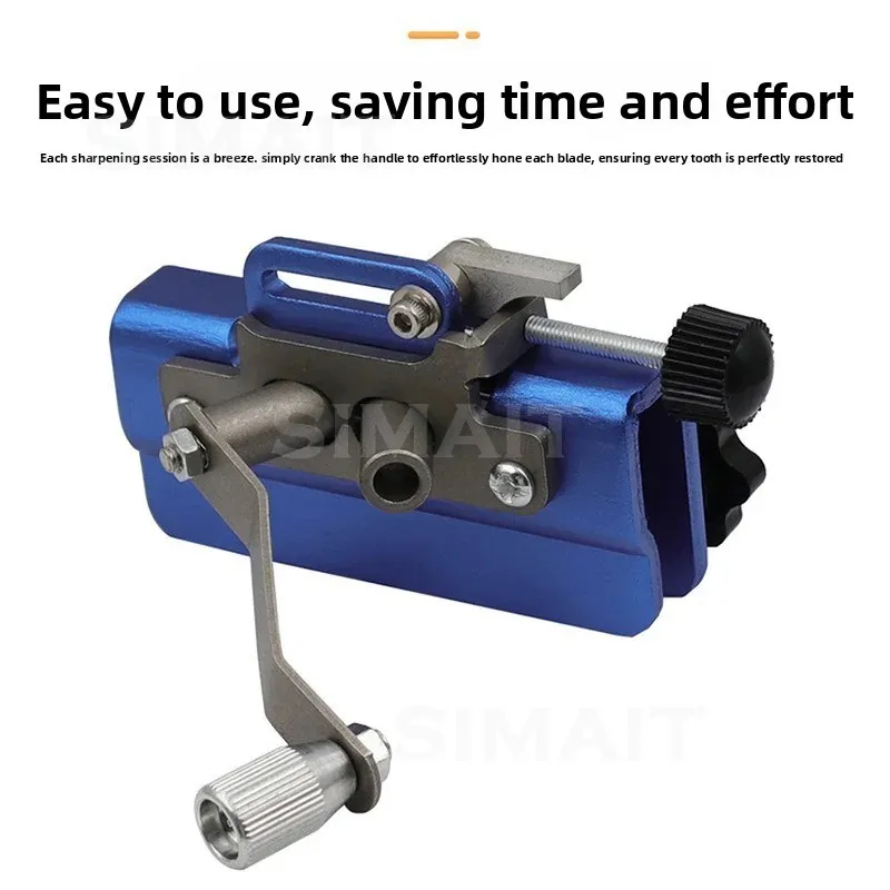 Portable Electric Chainsaw Sharpener, Household Handheld Chain Clamp Saw Chain Grinding Sharpening Tool