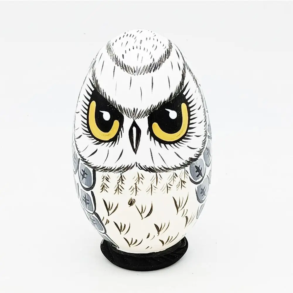 Matryoshka Russa Giapponese in Legno per Bambine, con Personaggi Animali (Pupazzo di Neve, Elefante, Mucca, Gatto) e Bambine, per Decorazione Domestica