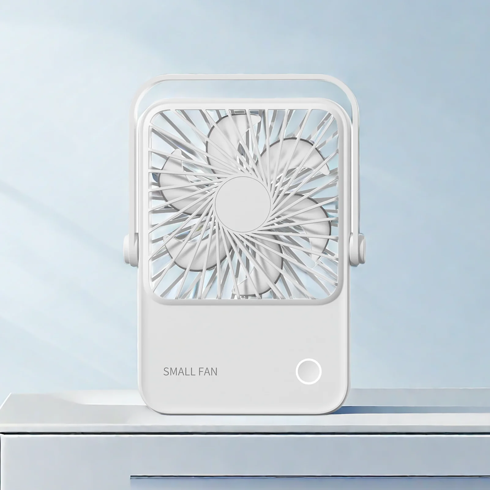 Mini ventilatore portatile ricarica USB ventilatore elettrico da tavolo silenzioso dormitorio per studenti piccolo ventilatore di raffreddamento raffreddatore d'aria estivo