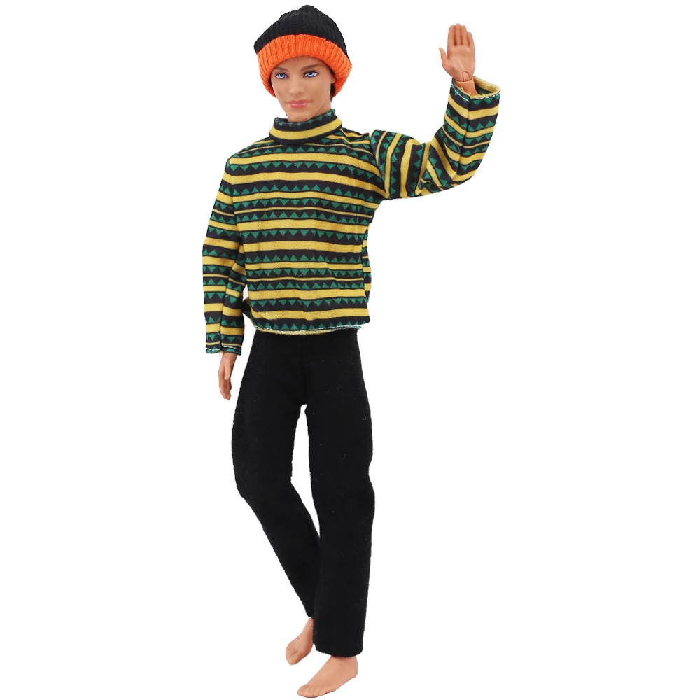 Christmas Ken Doll Clothes Sportswear Daily  For Ken Doll Clothing Accessories Doll Overcoat Surf Boat Children\'s Toys Gift