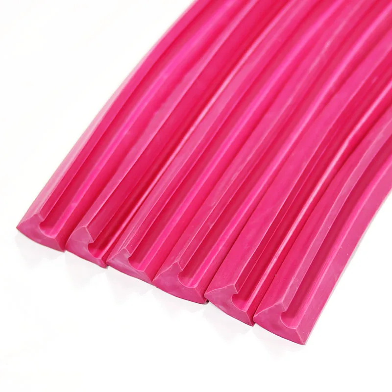 Billiards K66 Rubber Bumpers Pool Table Rail Cushions (Set of 6) Bumpers Replacement Triangular Pool Table Cushioning Rubber