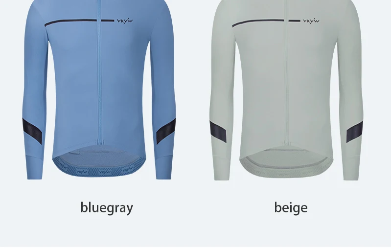 YKYWBIKE 10-20 ° C Herren Pro Radsport Langarm-Jacken 30% Rabatt Thermo-Fleece Wärmeisolierend Fahrradtrikot Rennrad-Bekleidung – Detail 14
