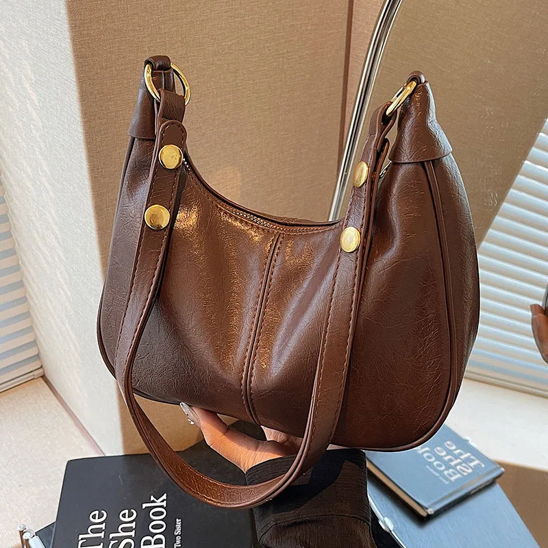

Underarm Bag For Women New Tide Solid Color Casual Texture Fashion One Shoulder Bags Fashion designer bag Purses Bolasa
