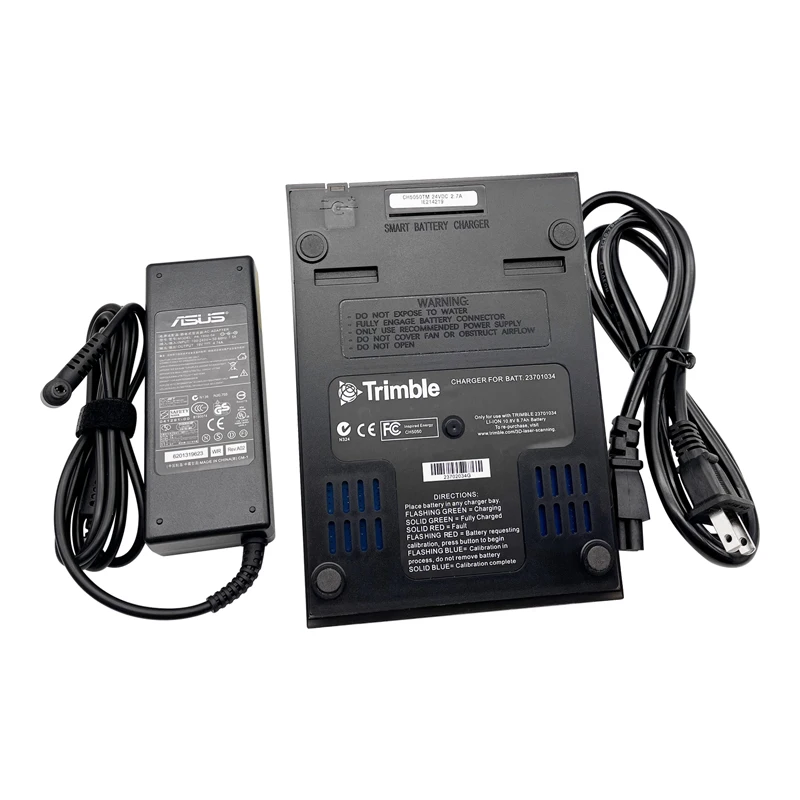 Fuente de alimentación de doble cargador para Trimble TX6 y TX8 3D Laser Scanners 2 Bay Charger