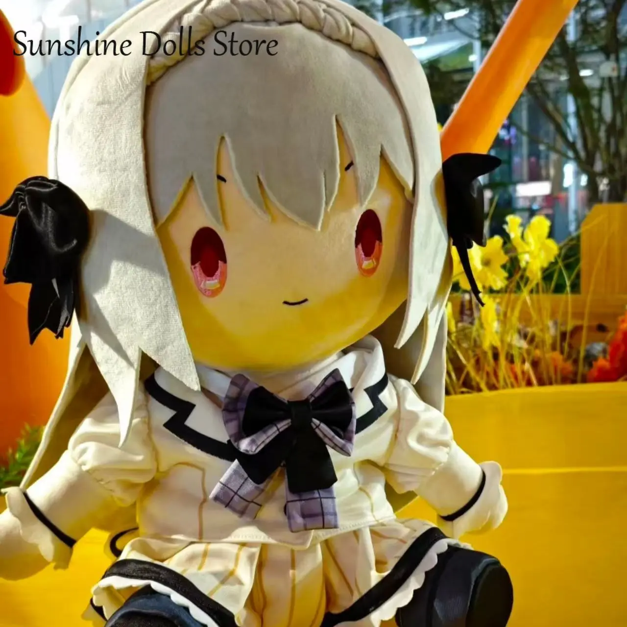 Anime Girl Sakurakouji Runa Cute Figure Sitting Posture Cotton Doll Plush Toy Soft Stuffed Idol Plushies Pillows Halloween Gift