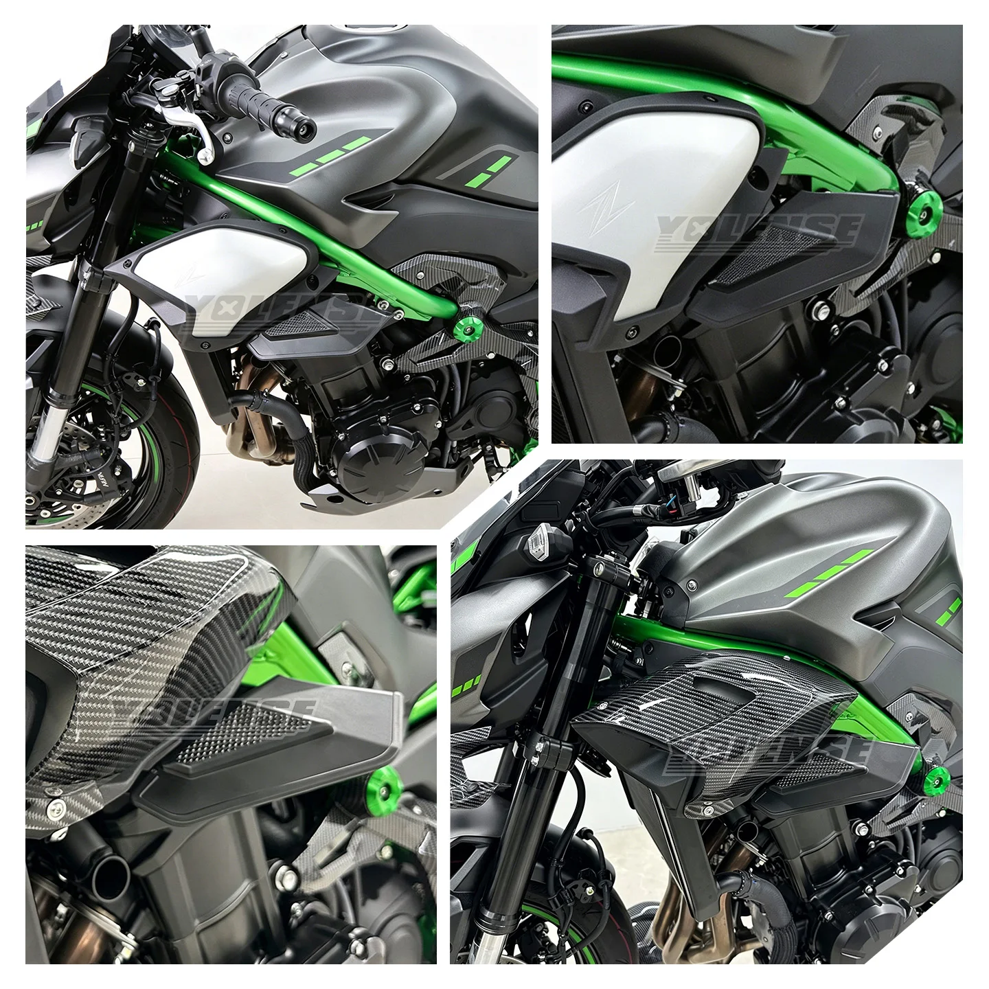 Fit For Z900 Z900 SE Z900SE Z 900 2025 2026 Motorcycle Side Fixed Winglet Downforce Aerodynamic Naked Spoilers Wind Wing Part