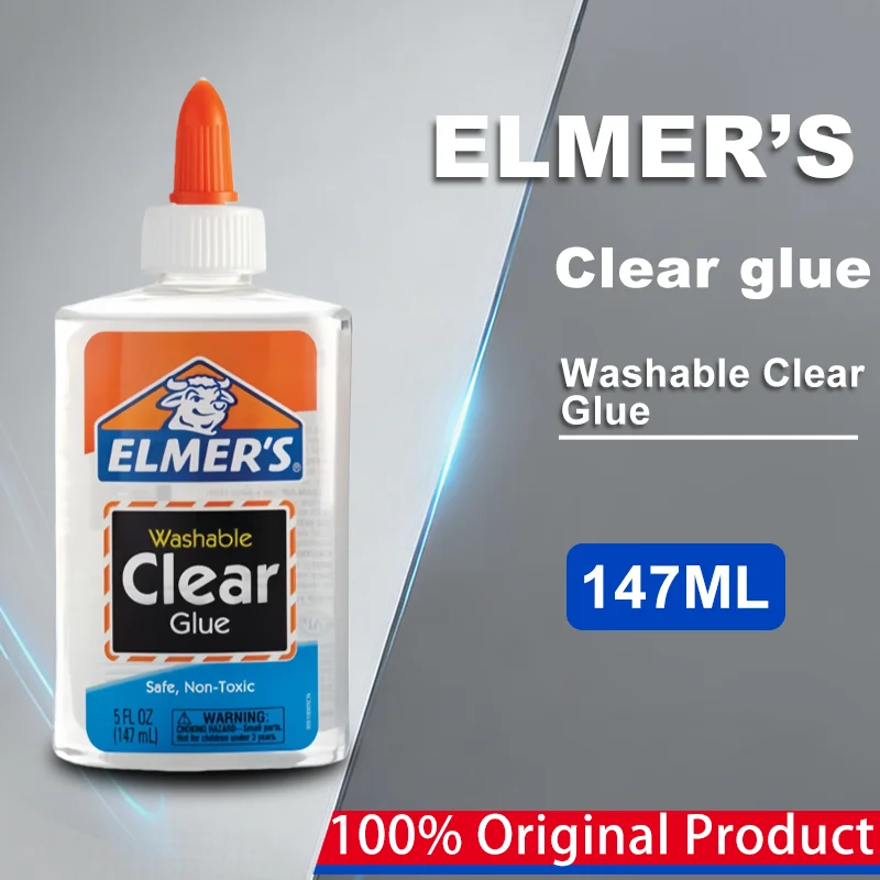 غراء لاصق شفاف بالكامل لاصق شفاف كريستالي غير سام قابل للغسل للاستخدام المنزلي للمدرسة #1