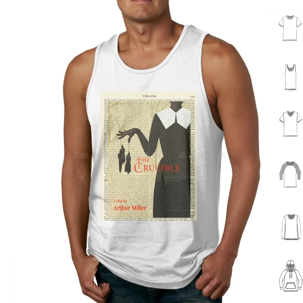 The Crucible Play Tank Tops Print Cotton Show Theater Classic Humanis Womens Hottime Happy Family Arthur Miller Vintage