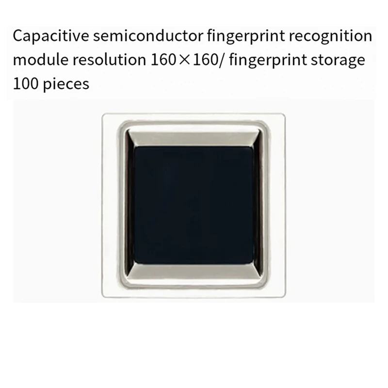 Fingerprint Identification Module ZW0608 Square Semiconductor Capacitive Fingerprint Acquisition Sensor Switch Module