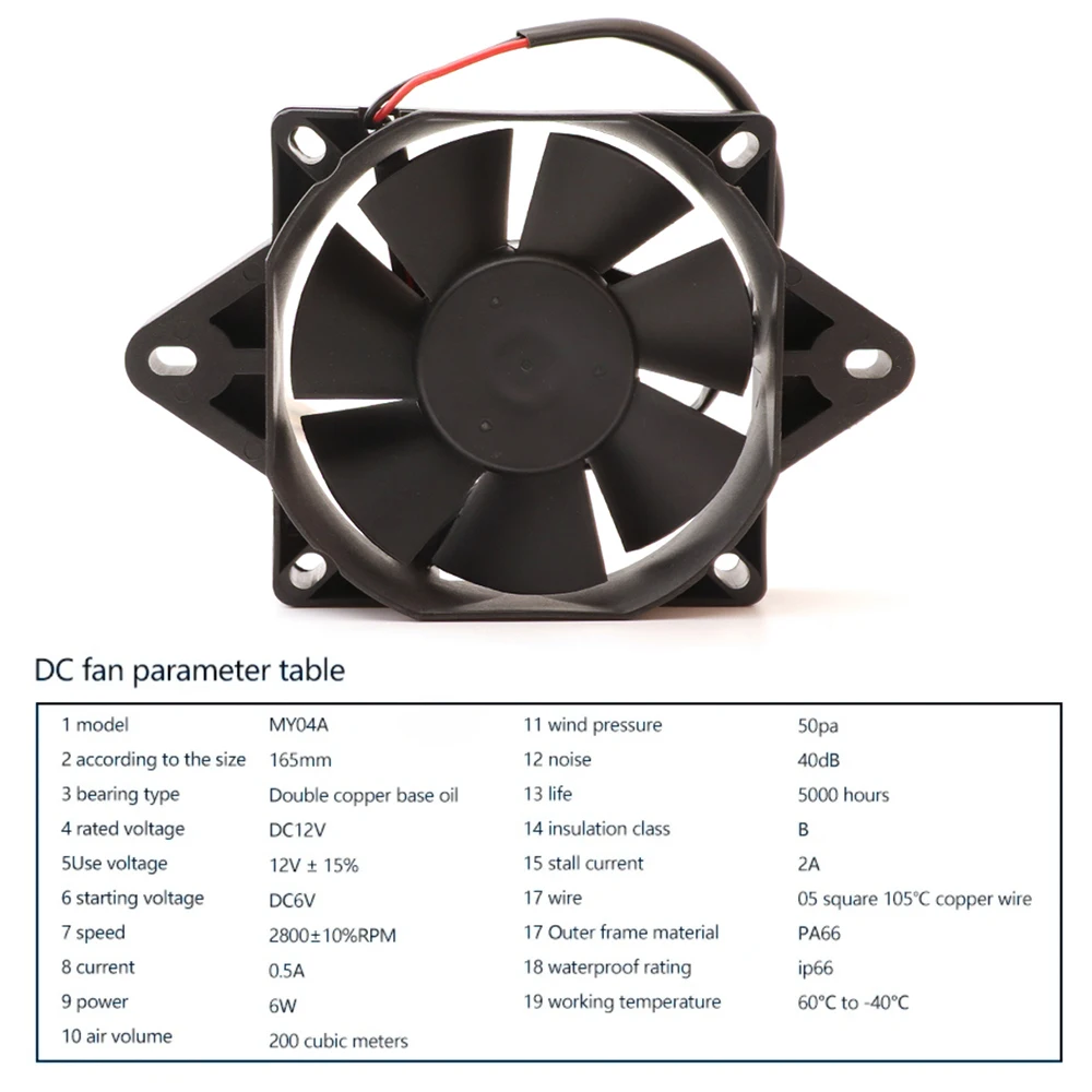 Motorrad 12V Elektrische Kühler Fan Öl Kühler Wasser Kühler Für 200cc 250cc 300cc Dirt Pit Bike Motocross ATV quad Go Kart