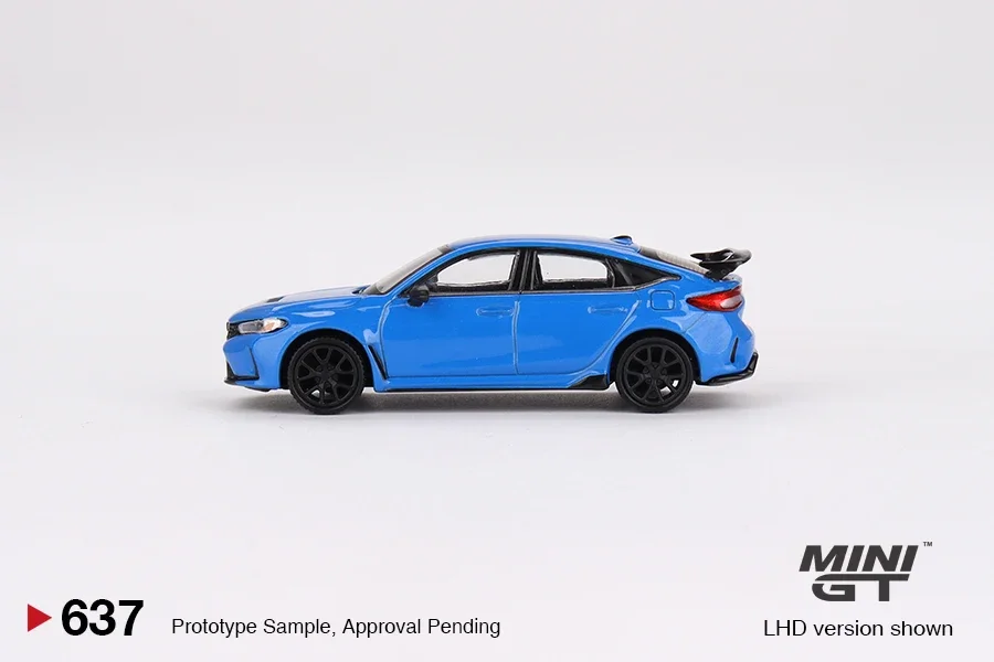 

Мини GT 1:64 Type-R синий 2023 литая модель автомобиля