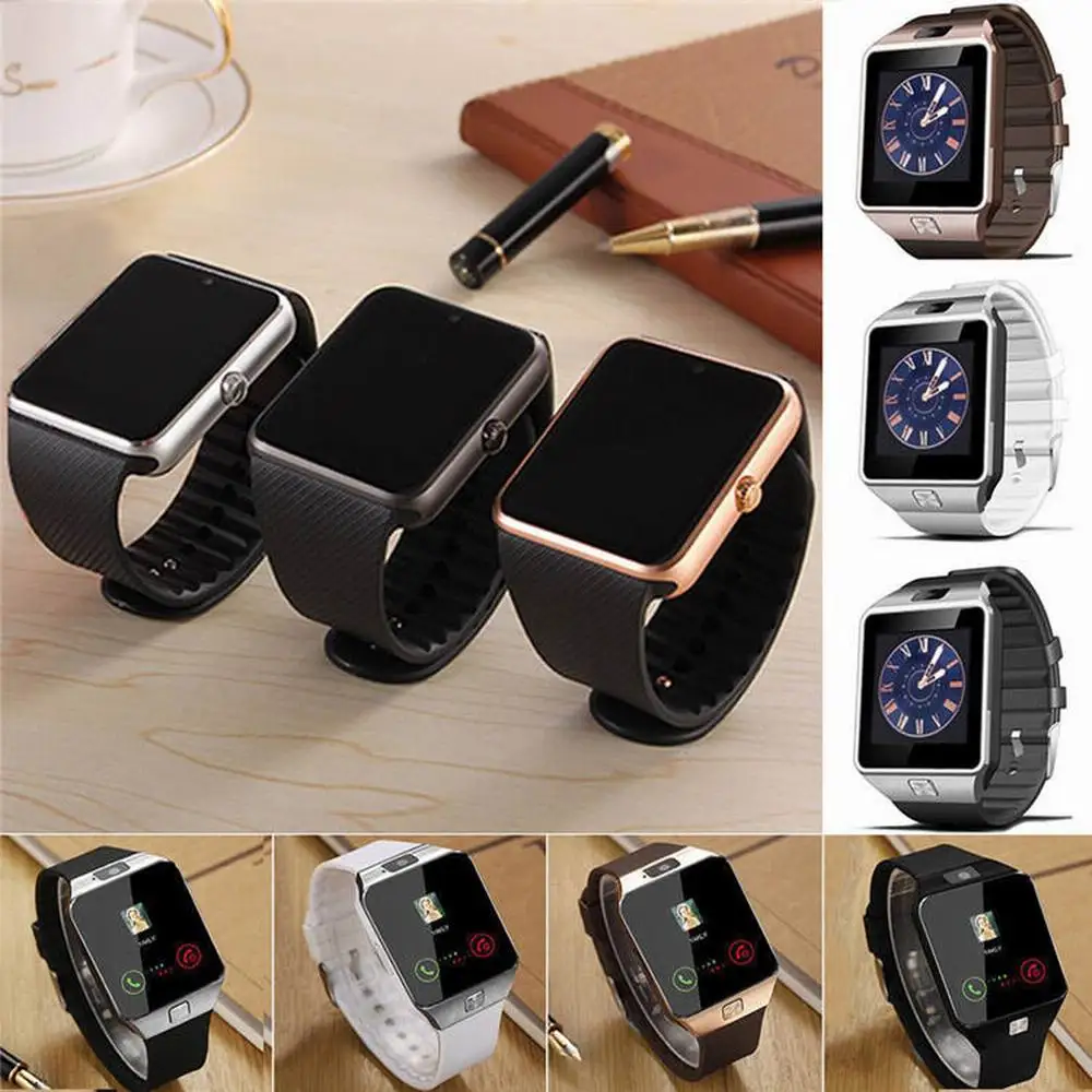 DZ09 Smartwatch Sim Card Android Call Phone Men Women Smart Watch dz 09 Sport Waterproof Pedometer Connect Whatsapp Message Sync