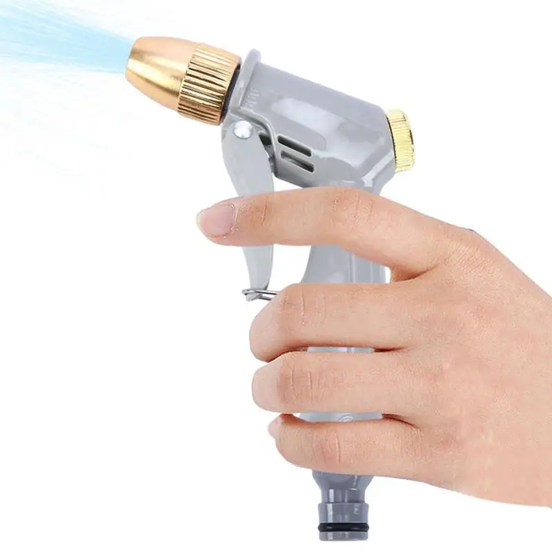 Portable High-pressure WaterGun Adjustable Metal Cleaning Car Wash Machine Garden Watering Hose Nozzle Sprinkler Foam WaterGun