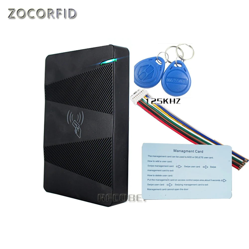 

125KHZ EM Rfid Door Access Control System IP68 Waterproof Keypad Proximity Card Support WG26 Reader