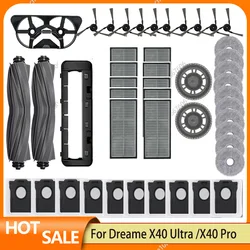 Dreame X40 Ultra / L40 Ultra/MOVA P50 Pro Ultra/ MOVA P10 Pro ultra Parts Roller Side Brush Hepa Filter Dust Bag Accessories