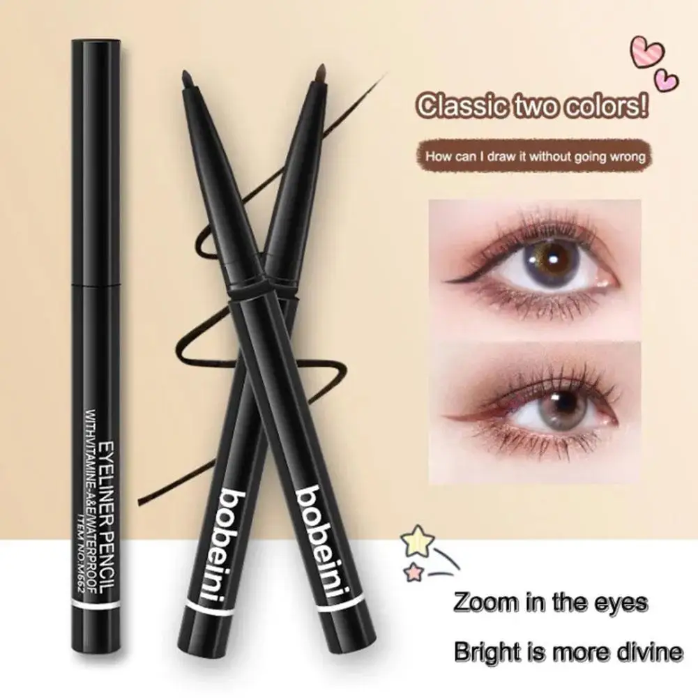 

Slim Tip Eyeliner Gel Pen Easy To Color Waterproof No Smudge Eyeliner Color Non Smudging Makeup Wholesale Free Shipping