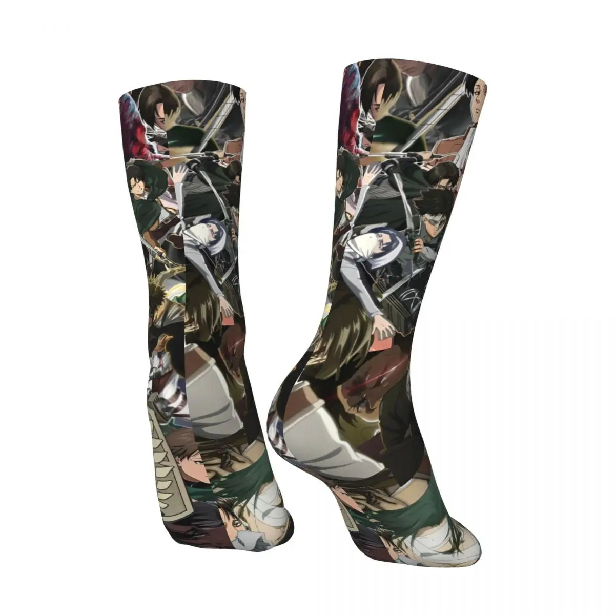 Anime Attack On Titan Socken Japanische Comic Gothic Strümpfe Unisex Männer Outdoor Sportsocken Frühling Grafik Antibakterielle Socken