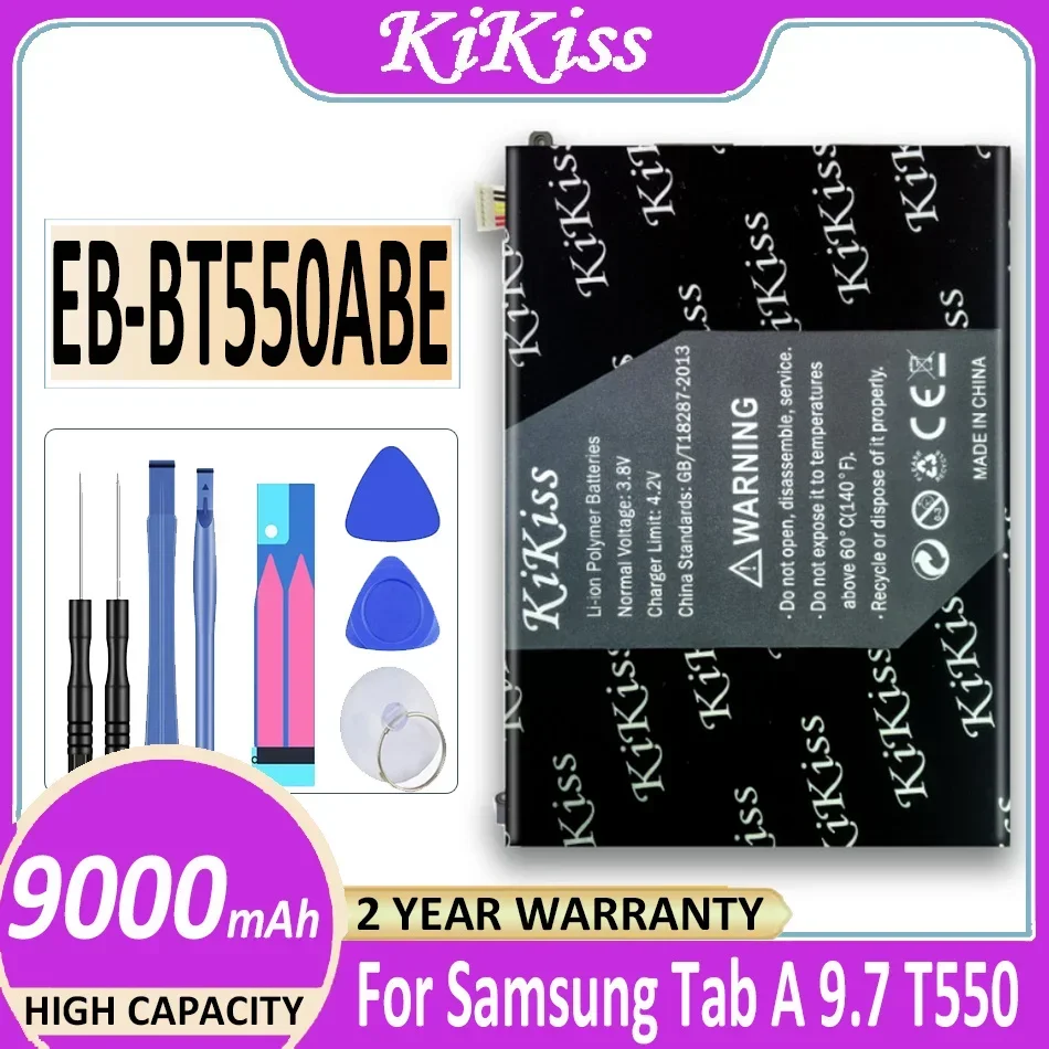 KiKiss Battery EB-BT550ABE 9000mAh For Samsung Galaxy Tab A 9.7