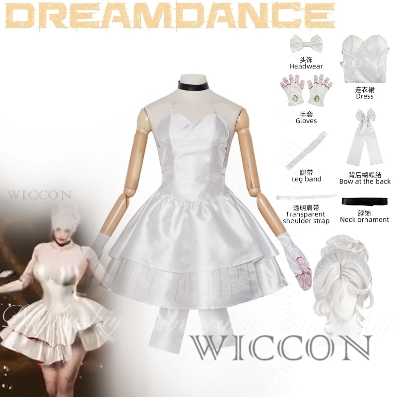 Halloween Once Human Game The Player Cosplay Dreamdance Event Preview With The White Wig With Adult Anime Cosplay Outfits