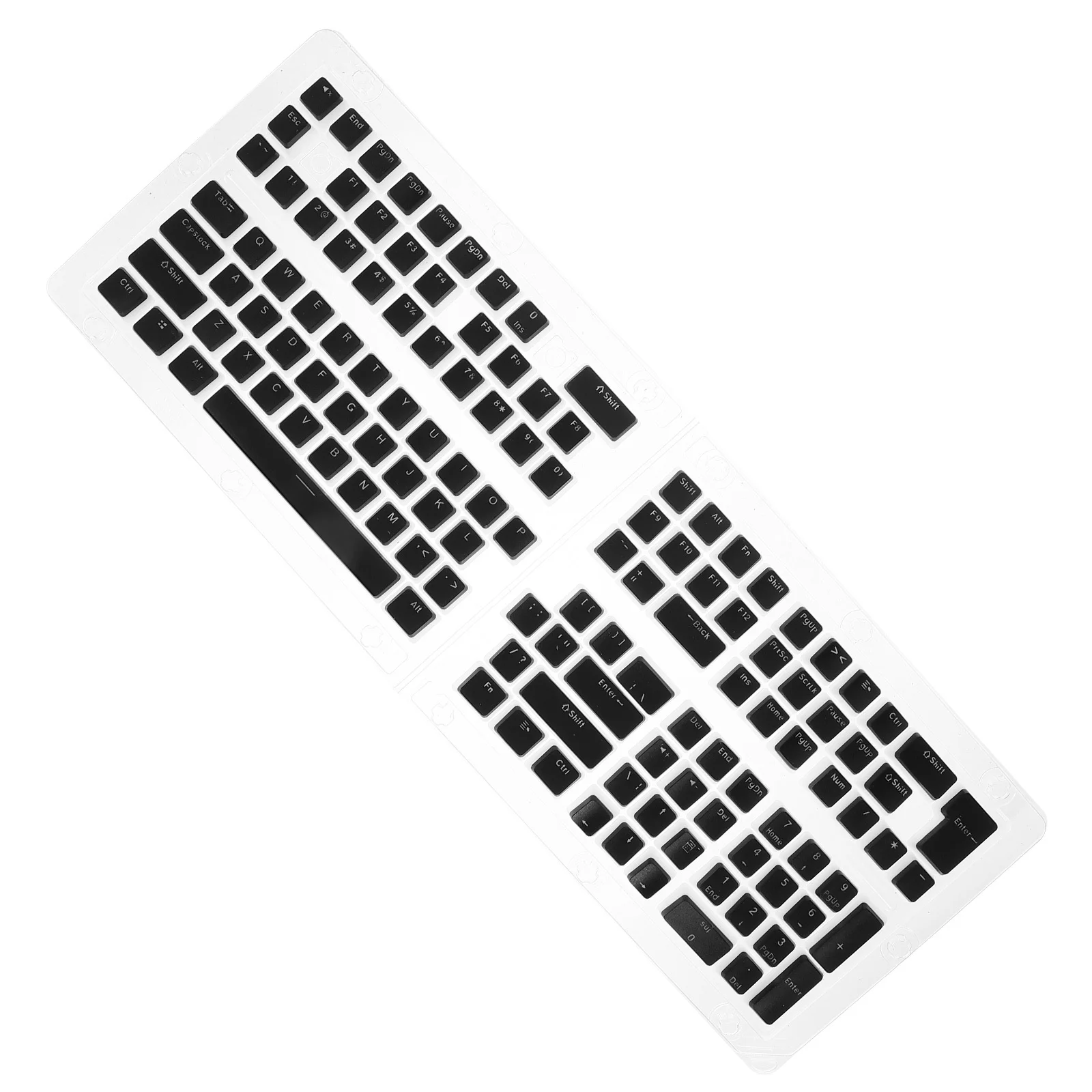 1 Zestaw 129 Klawiszy PBT do Klawiatury Mechanicznej, Trwałe, Odporne na Blaknięcie, Łatwe w Instalacji, Klawisze Gamingowe dla Entuzjastów