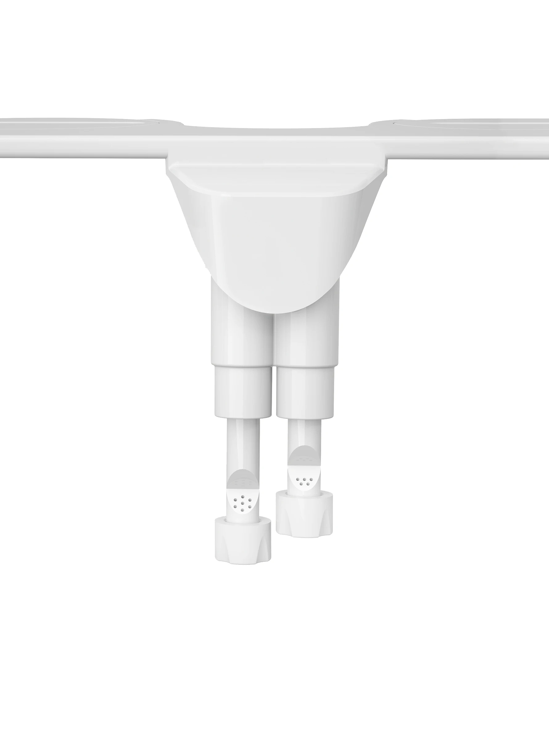 SAMODRA Knopf-Bidet – nicht elektrisch, selbstreinigende Doppeldüse (vorne und hintere Waschung), Süßwasser-Bidet, Toilettensitzaufsatz – Detail 11