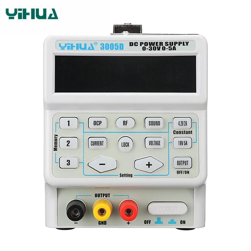 YIHUA 3005D Ce معدات المختبرات الدقة متغير قابل للتعديل 30 فولت 5A مفتاح إخراج واحد ينظم تيار مستمر امدادات الطاقة