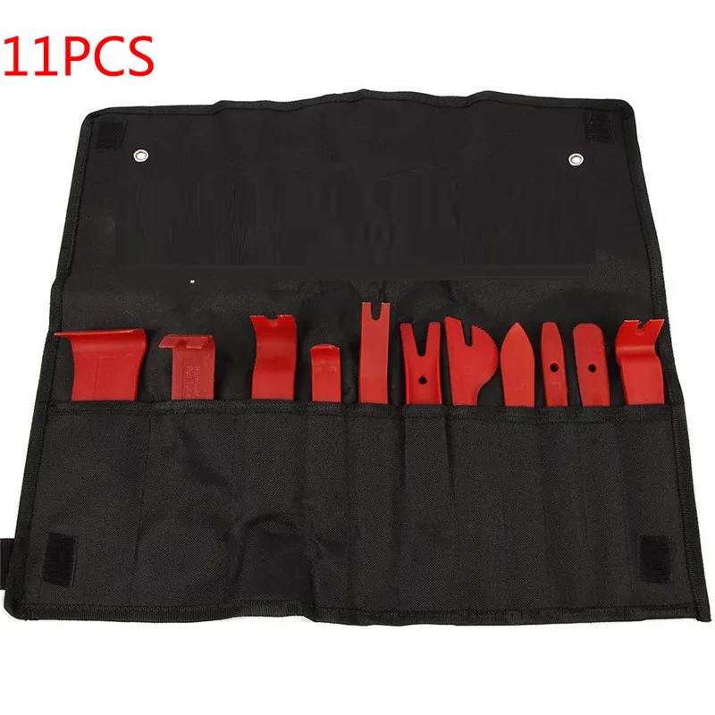 Trim Removal Tool Car Panel Door Audio Trim Removal Tool Kit Auto Clip Pliers Fastener Remover Pry Tool Set with Storage Bag