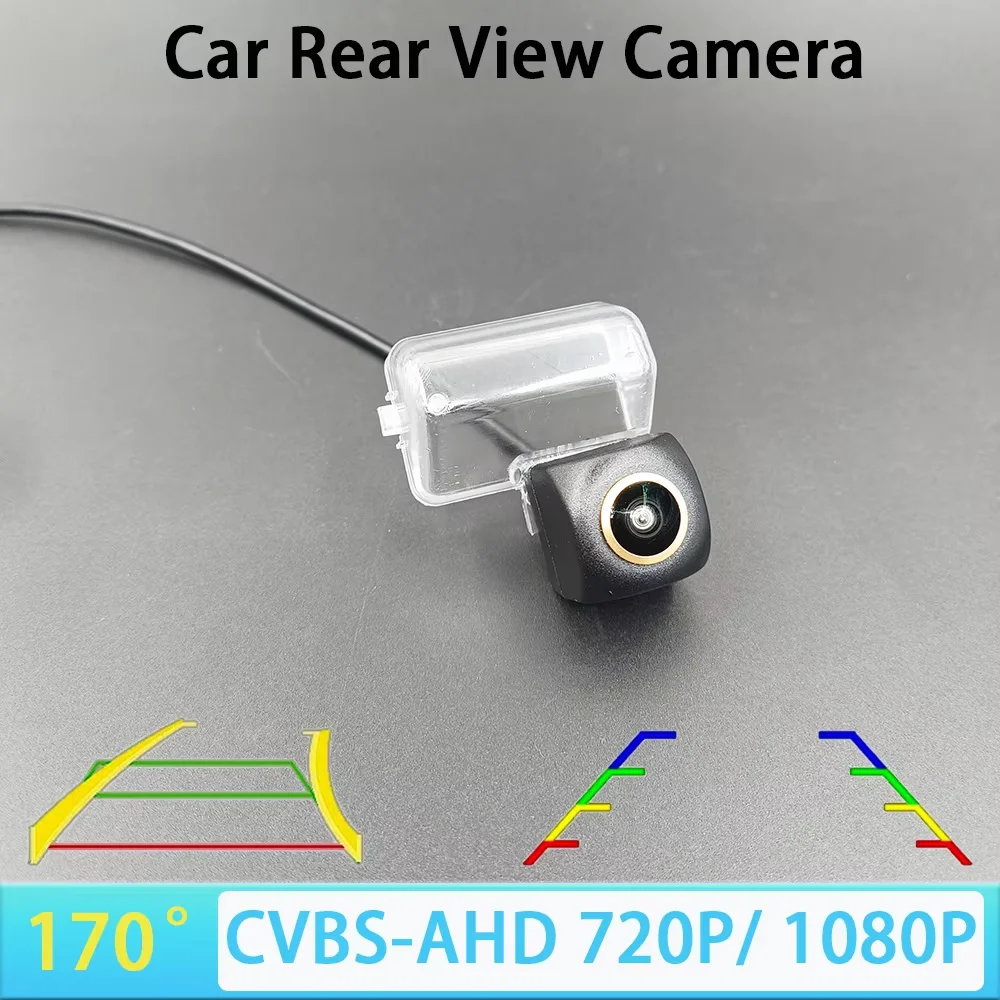 

Камера заднего вида AHD 1080P для Mazda CX-7, Mazda 6 (2008-2011) с траекторией/линейкой и ночным видением