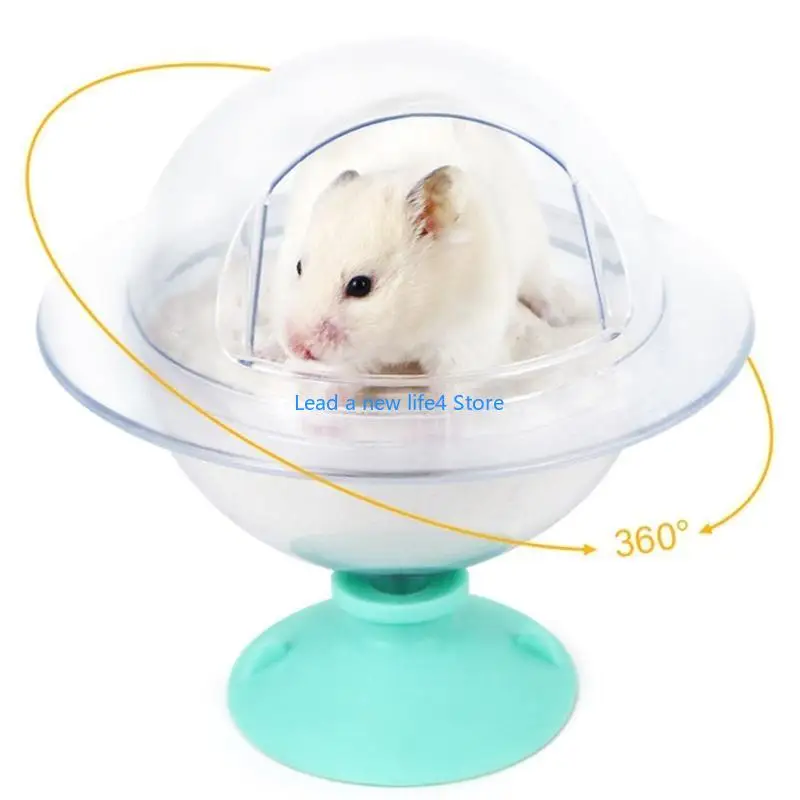 Y55E Pet Hamster Bath Potty Bath Hamster Bath Bath Cage Acessórios