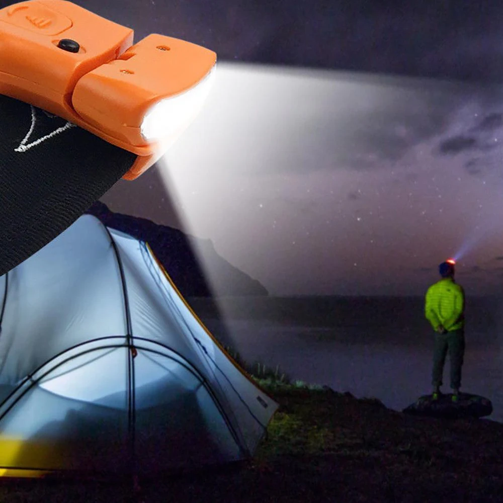 Clip-on 5 levou luz noturna para acampamento, pesca, camping, trabalho, cap, ótimo para atividades ao ar livre