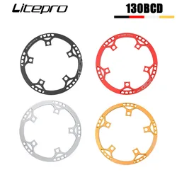 Litepro 130BCD Bikes Single Disc Chainwheel Crank 45T/47T/53T/56T/58T Integrated Single Chainwheel for MTB Bicycle Crank Parts