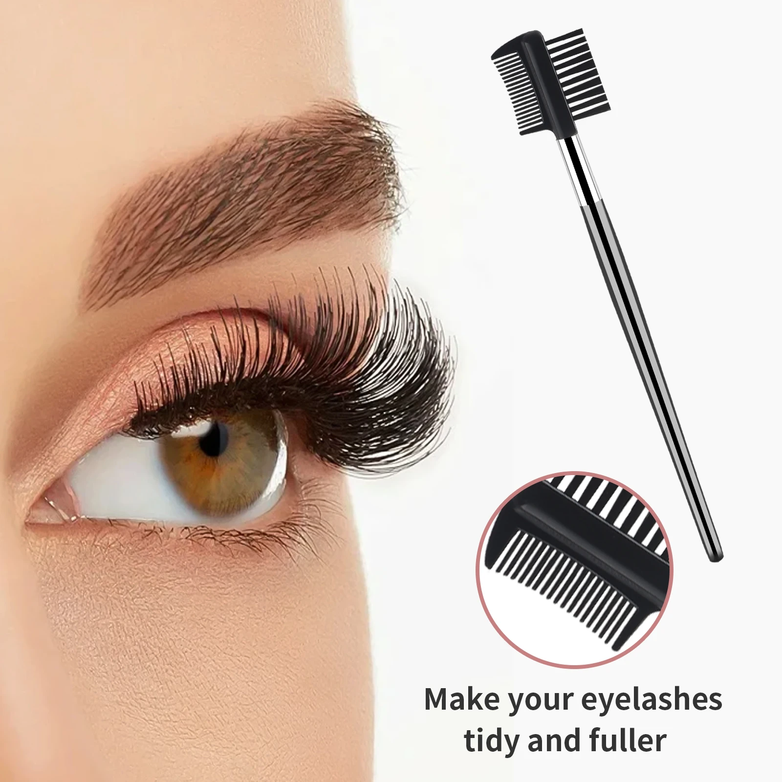 3 Stuks Veilige Wenkbrauw Trimmer Rvs Wenkbrauw Met Kam Haar Wenkbrauwen Make-Up Tool Wenkbrauw Wimper Kam Wenkbrauw Separator