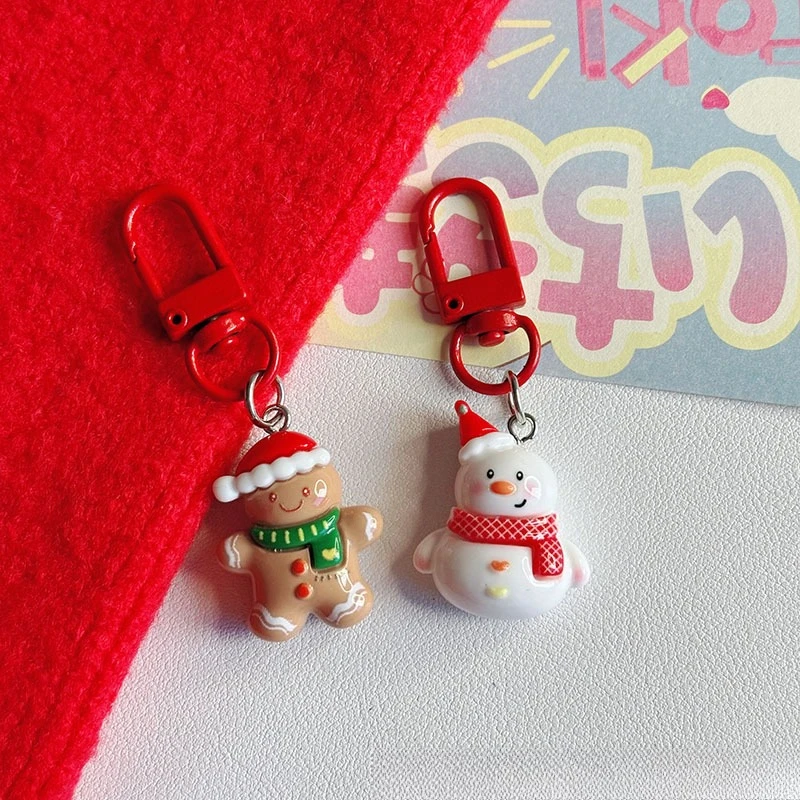 

Cute Cartoon Elk Santa Keychain, Christmas Party Birthday Spring Festival New Year Wedding Carnival Gift Commemoration