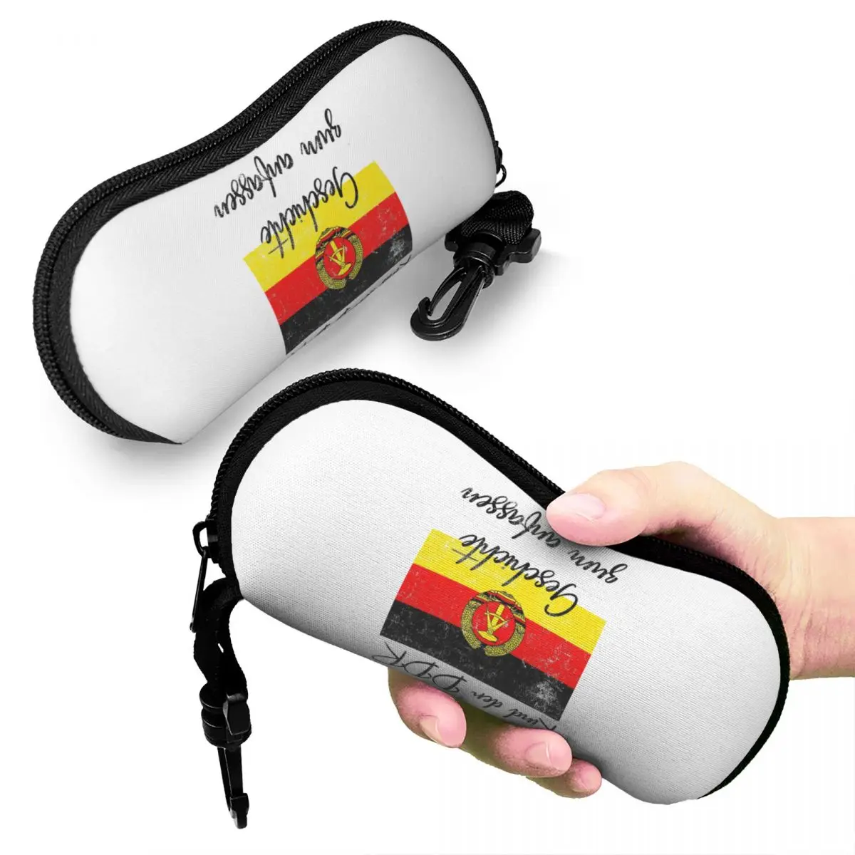 

Child Of The GDR Wallfall November 9, 1989 Shell Glasses Case Protector Sunglasses Box Women Men Soft Eyeglasses Bag Pouch