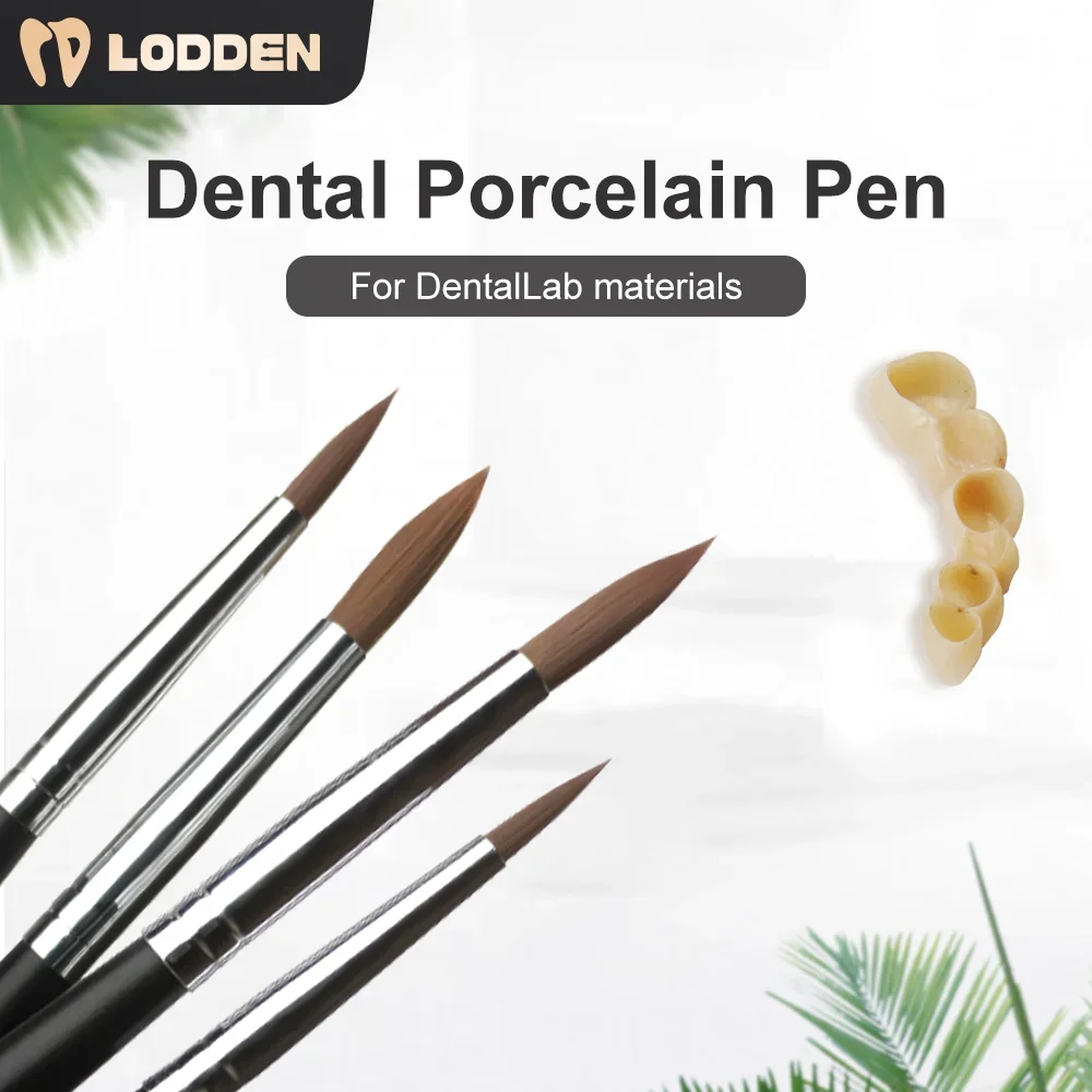 Dental Brush Porcelain Pen Resin Dental Shaping Silicone Adhesive Composite Porcelain Teeth Dentist Tools Dental Lab Tool 1pcs