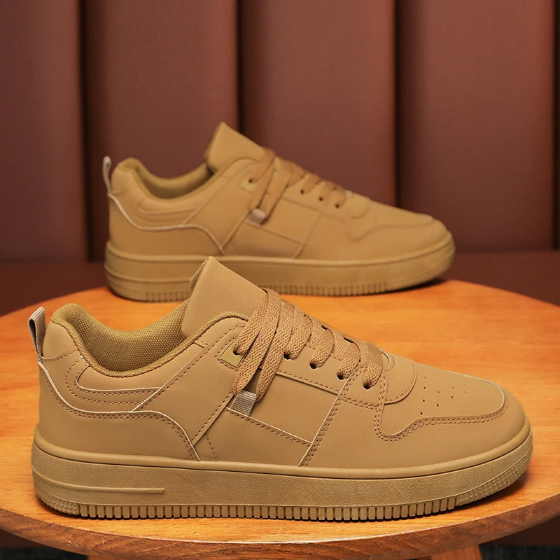 

Men's 2025 New Autumn White Sneakers & Chunky High-Top Casual Shoes – Lightweight, Height-Increasing & Comfortable