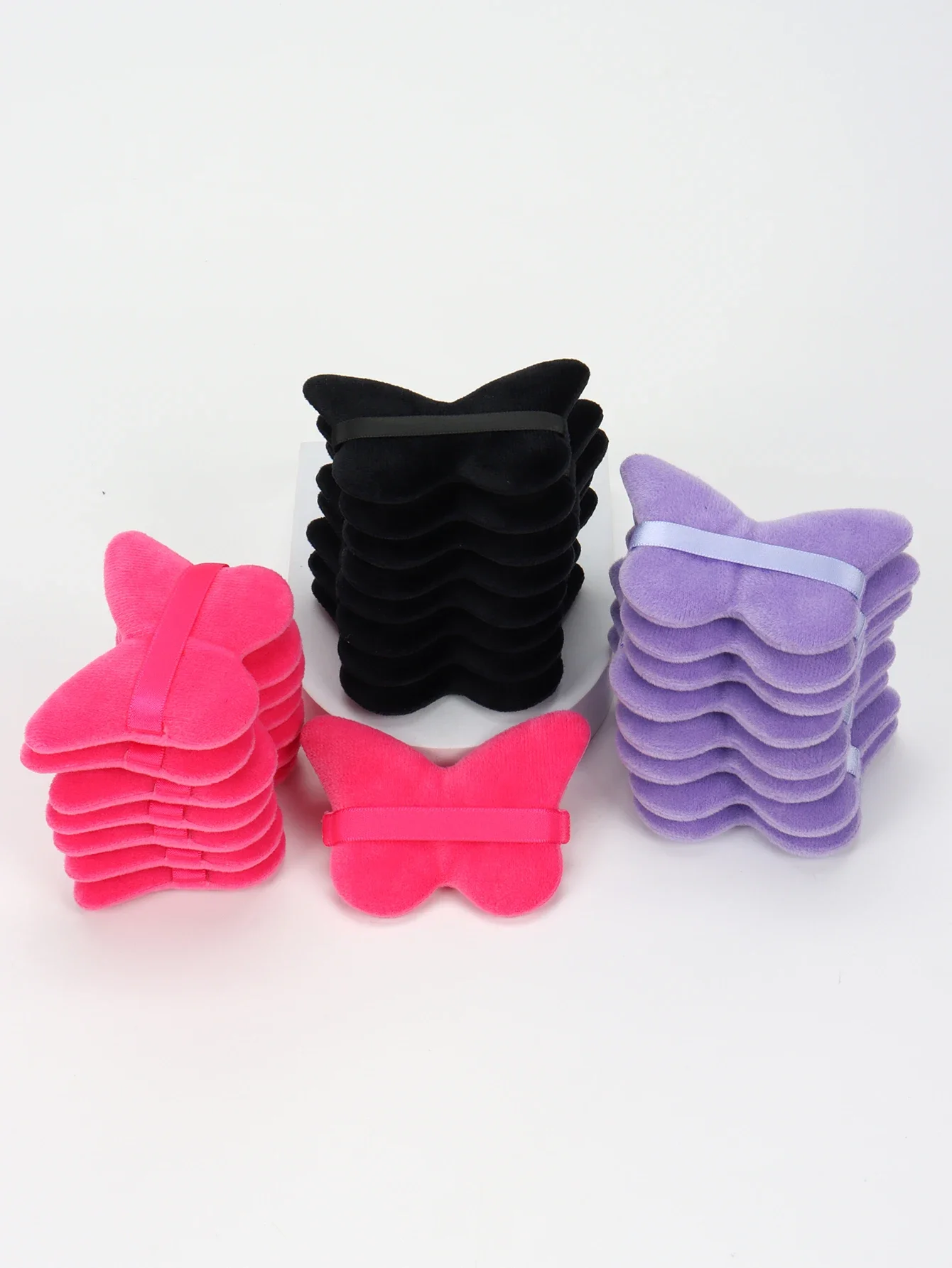 6/12/24 Stuks Poederdons Nat Droog Gebruik voor Losse Poeder Vloeibare Cosmetische Zachte Pluche Poederdons make-up Foundation Nieuw in Trending