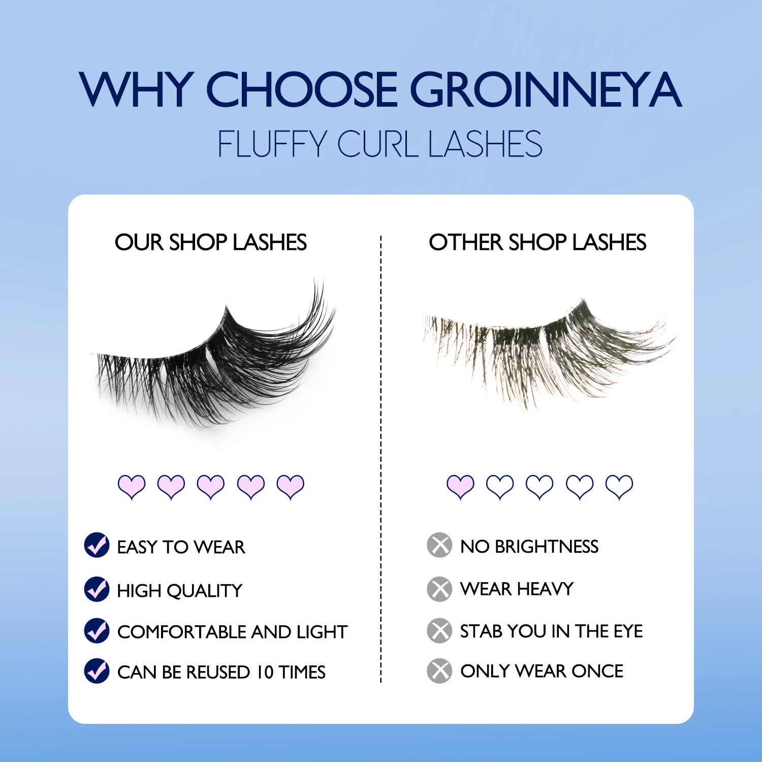 ラスヴィレ ハーフまつげ ナチュラルキャットアイまつげ ナチュラルふわふわクリアステムまつげ ソフトウィスピー3Dフェイクミンクまつげ メイクアップ