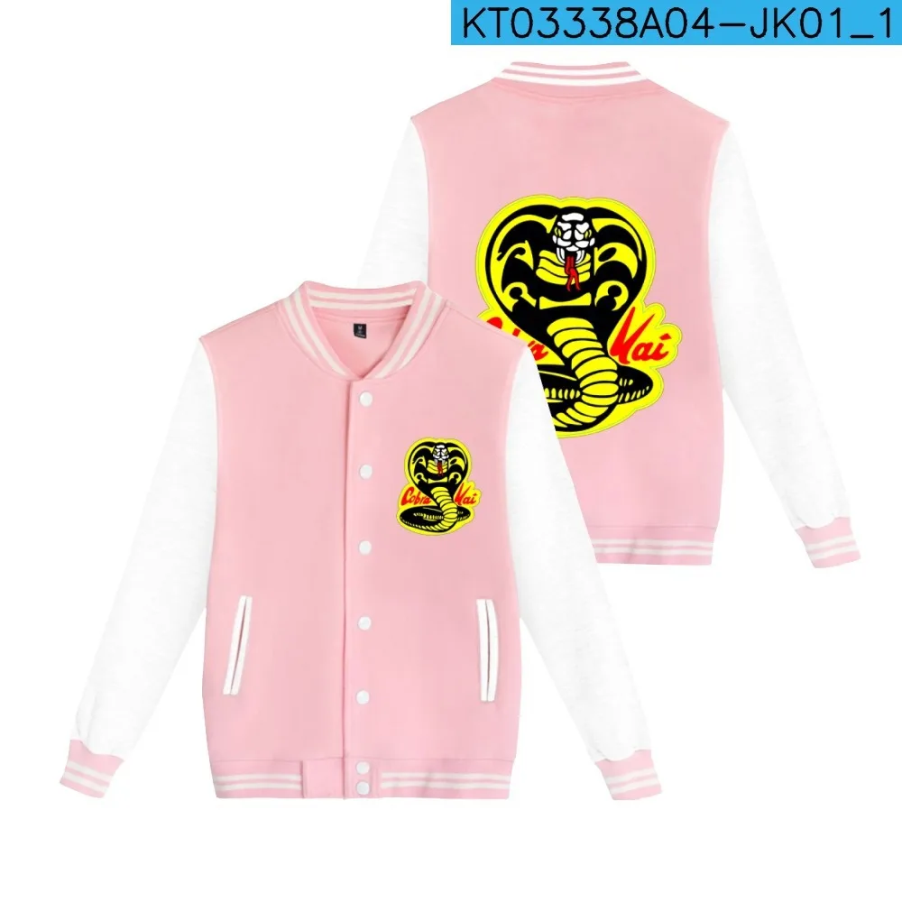 Karate Kid Cobra Kai baseball jacke Frauen Männer Cobra Kai Sweatshirt Frauen Kleidung Jacken Männer Mantel junge mädchen