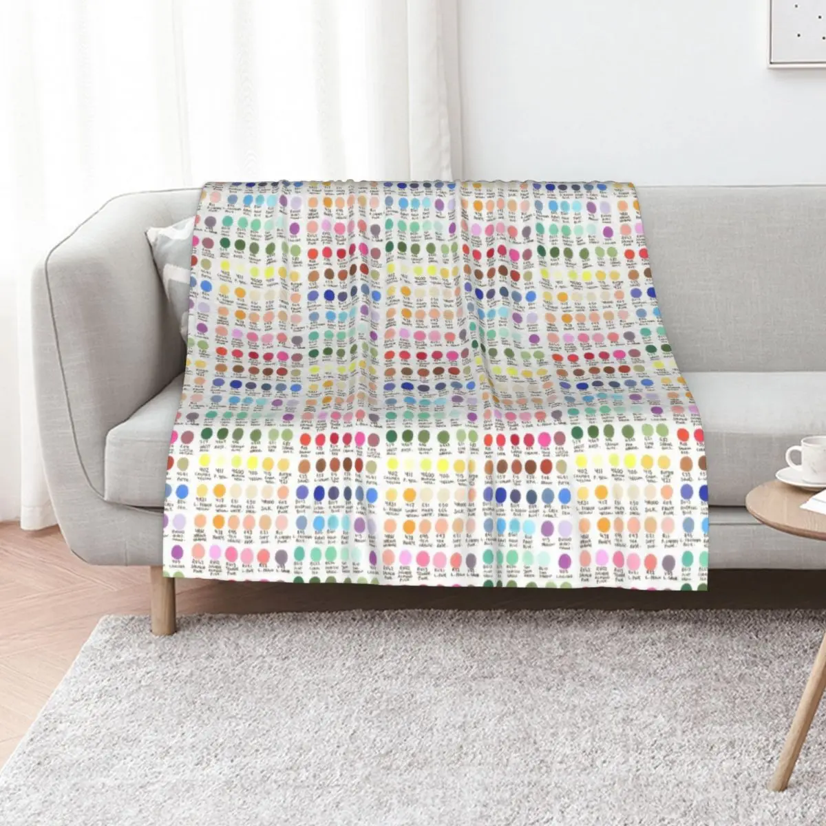 Stephs Marker Swatches! Throw Blanket Stuffeds blankets ands Hair Bed linens Sofas Personalized Gift Blankets