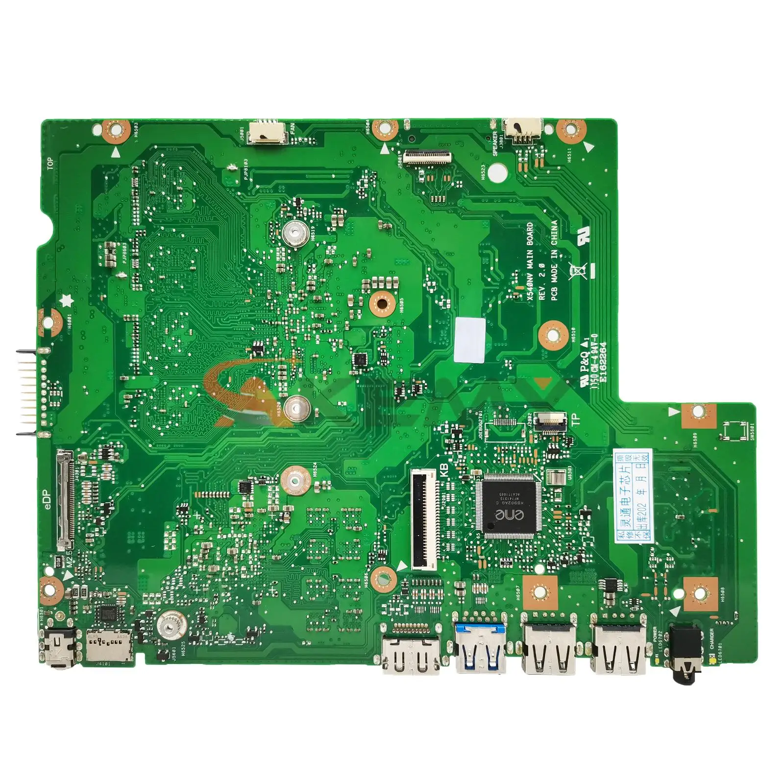 Imagem -03 - Placa Principal X540nv para Laptop Asus X540n D540nv F540nv Motherboad com N4200 N3350 N3450 Cpu 8g 4g Ram 920mx-v2g Totalmente Testado