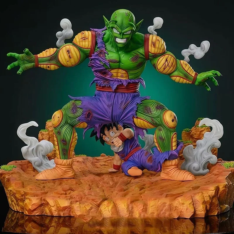 28cm Dragon Ball Z Piccolo protección Son Gohan Gk modelo muñeca figura de Anime protege la propia escena de batalla juguete colección regalo