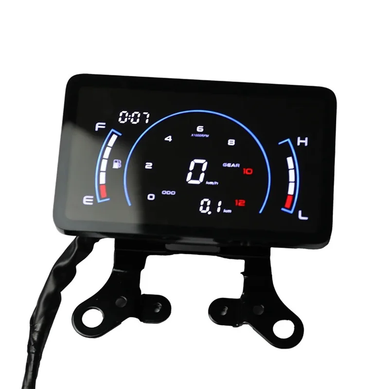 لوحة القيادة عداد السرعة مقياس سرعة الدوران عداد المسافات شاشة LCD عرض لهوندا GL150 GL-150 البضائع للدراجات النارية YBR125 #3