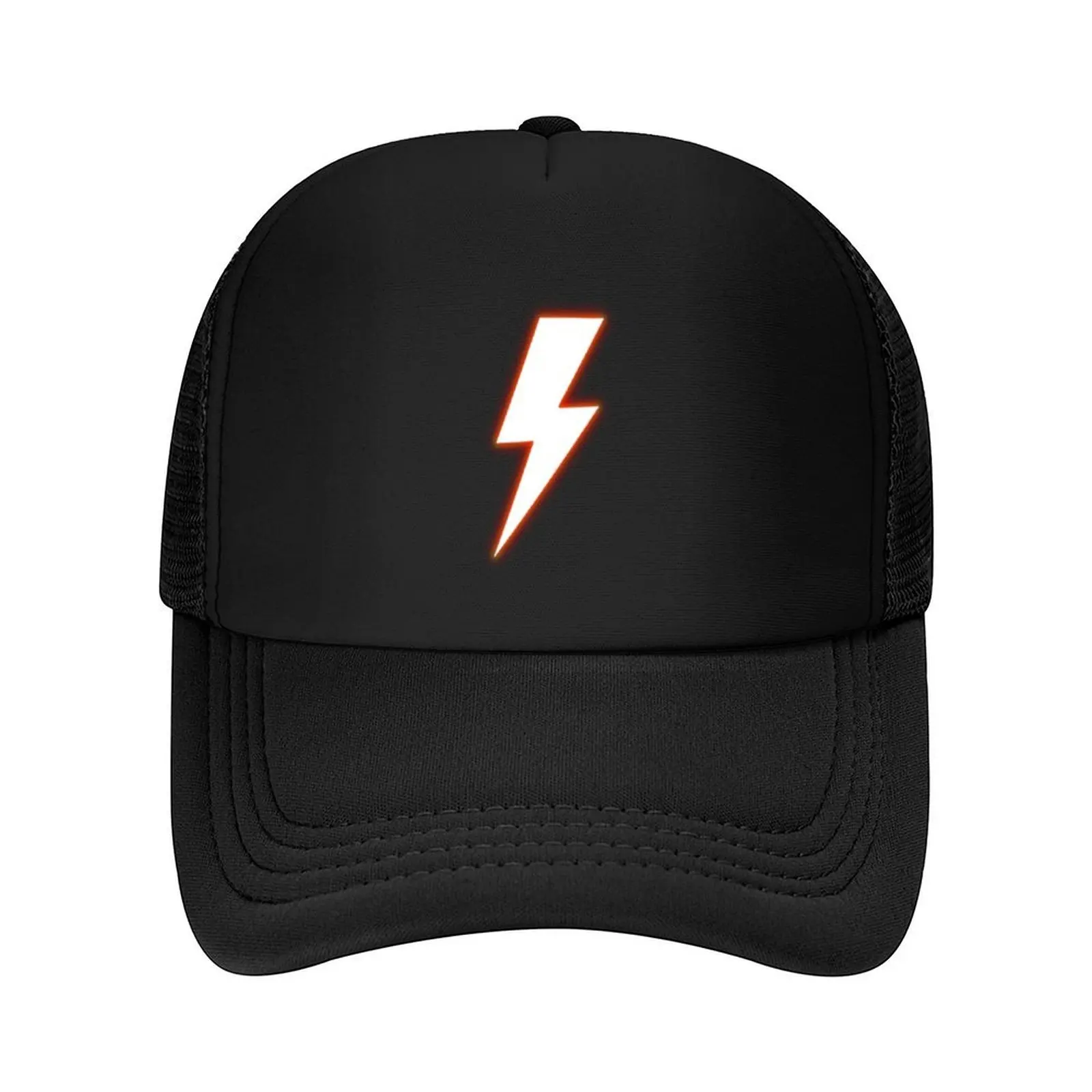 

Lighting Bolt Red Baseball Cap Rave Gentleman Hat Hip Hop summer hat Men's Women's