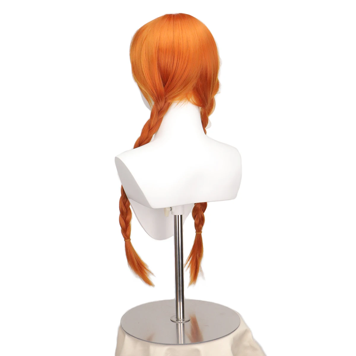 Wednesday Cosplay Wig For Girls Agnes Demille Wig Orange Braid for Princess Clothing Dress Up Accessory