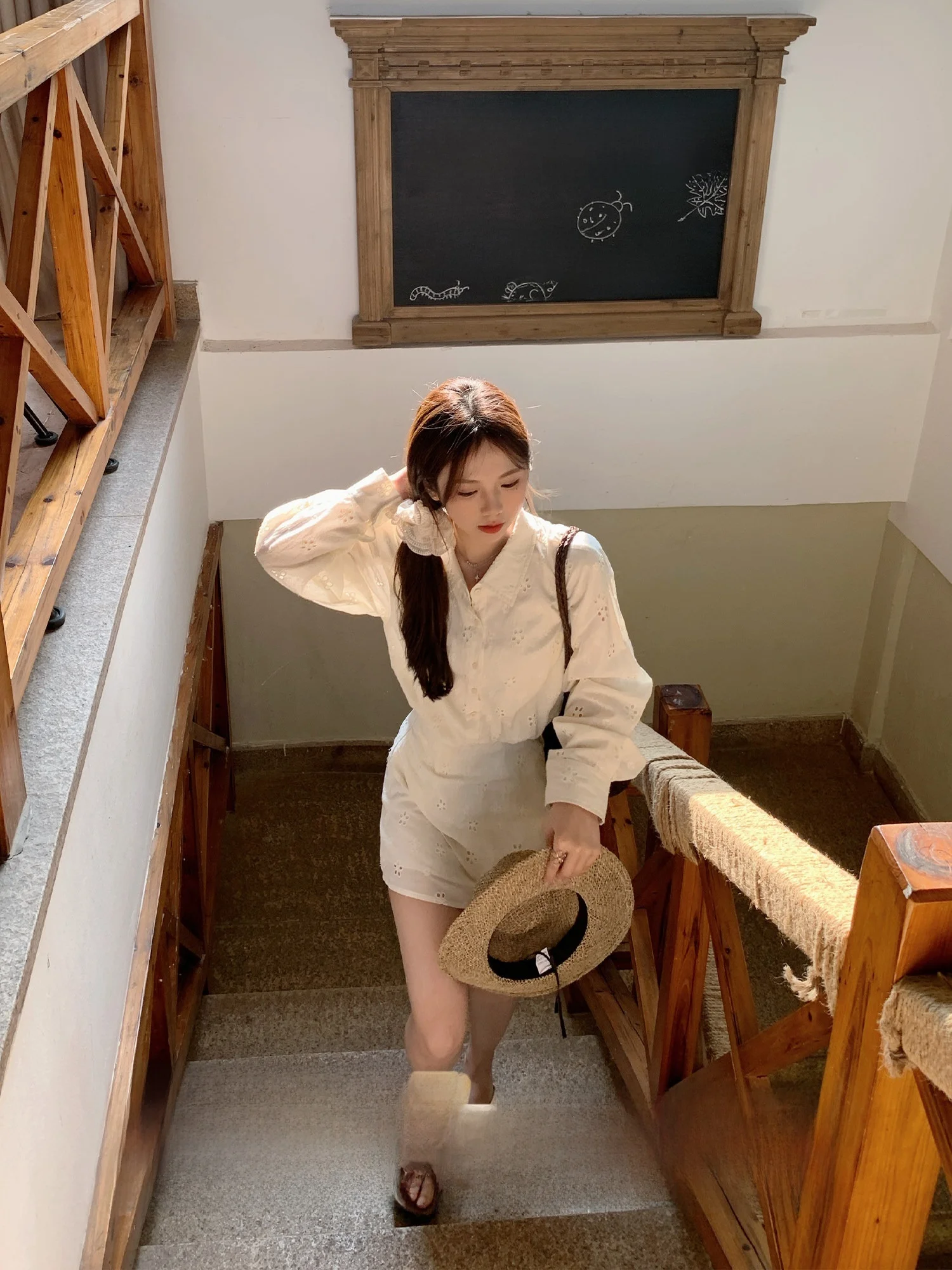 

Женская весенняя облегающая юбка с цветочным узором и вырезами, повседневная, с высокой талией, из хлопка, с длинными рукавами