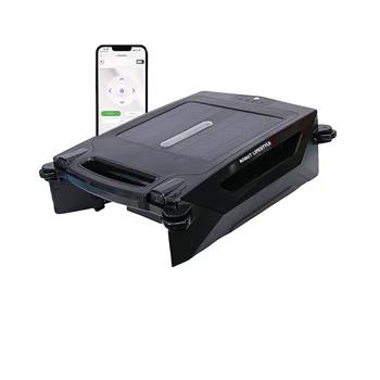 Robot Lifestyle Skimmer Swimming Pool Cleaner APP control, Robotic Water Cleaner, 2500mAh Lithium Battery, Solar Panel Power 10W