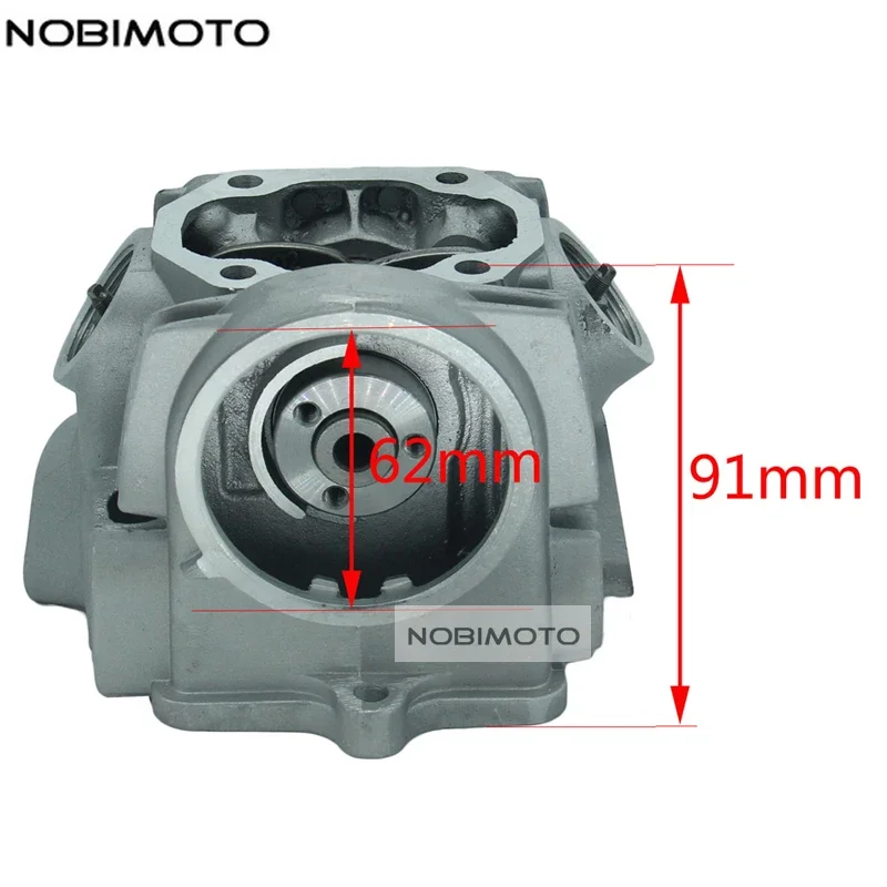 Cabezal de bloque de tapa de cubierta de cilindro refrigerado por aire de 110 cc-piezas de motor de refrigeración por aire de aleación de aluminio para motocicleta