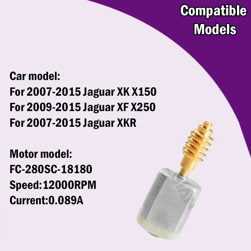 

1/5PCS FC-280SC-18180 For Jaguar XK X150 XKR/XF X250 2007/2009-2015 Car Steering Column Ignition motor durable gear worm parts