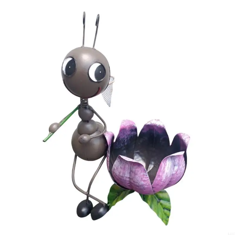 

2025 New Ants Statue Flower Pot For Garden Outdoor Decoration Iron Sculpture Patios Decorative Plant Pot Weather Resistant